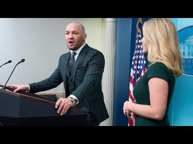 Conor McGregor full speech at White House before meeting with Donald Trump