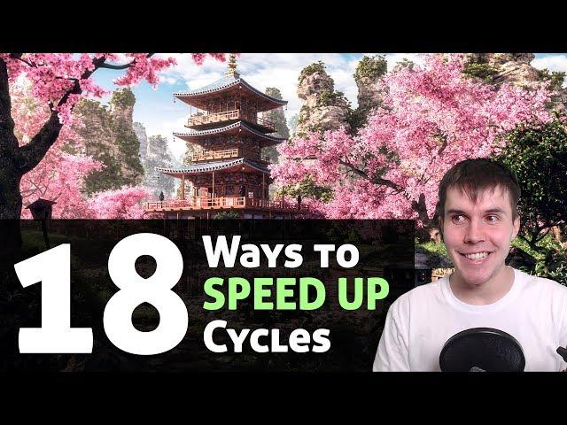 18 Ways to Speed Up Blender Cycles Rendering