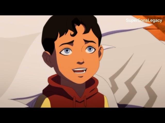 Damian Wayne and Jon Kent in Young Justice season 4.