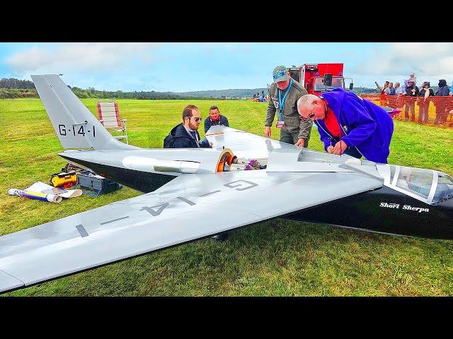 65KG SELFBUILD! SHORT SHERPA SB4 RC SCALE 1:2 MODEL FLIGHT DEMONSTRATION