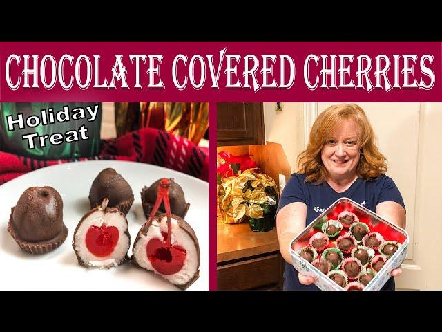 Easy Chocolate Covered Cherries | Holiday Treat