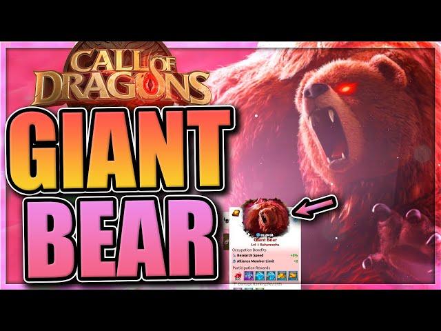 Giant Bear Battle [Behemoth Capture] Call of Dragons