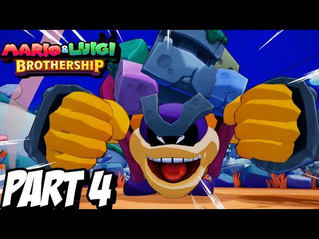 MARIO & LUIGI: BROTHERSHIP "Gorumbla Boss Fight" Playthrough Gameplay Part 4 (Nintendo Switch)