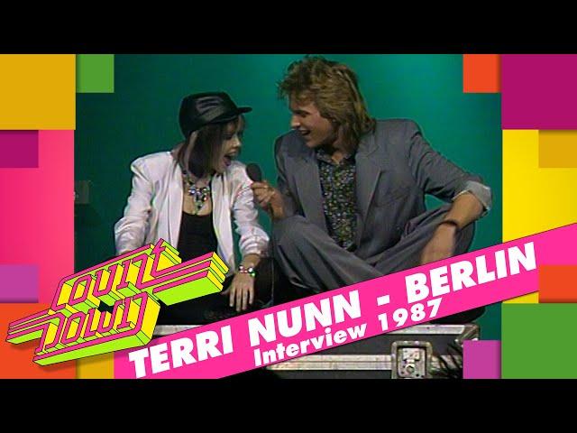 Terri Nunn - Berlin  - Interview  (Countdown, 1987)