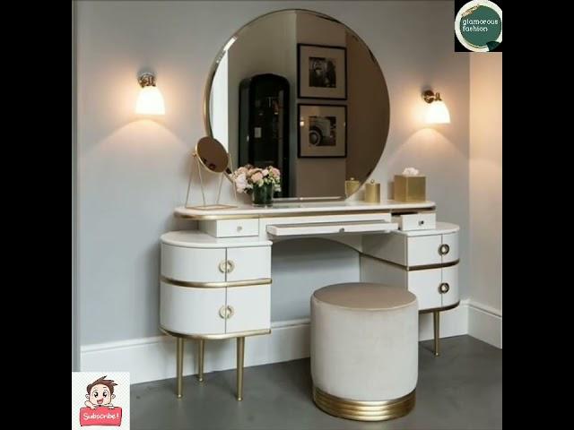 Trending Round mirror dressing table ideas for girls#shorts #viral #shortsvideo