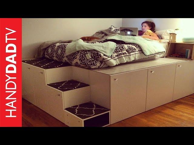 IKEA Hack Platform Bed DIY