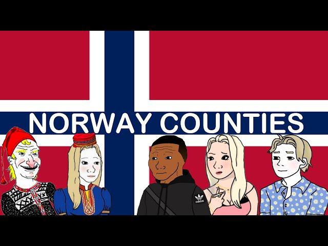 Norwegian regions/counties be like | Typisk norske fylker | 2024