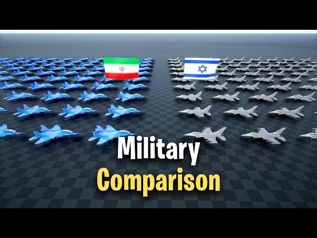 IRAN vs ISRAEL 2024 Military Power FACEOFF