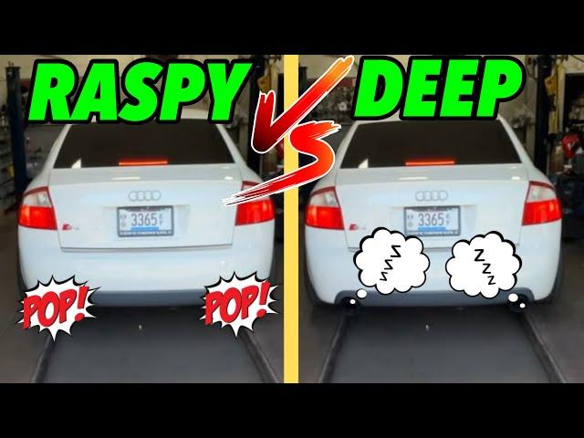 Raspy Or Deep Exhaust Sound? Whats the Difference?