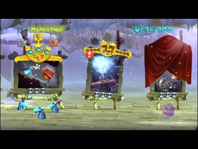 Rayman Legends 100% WalkThrough (Finale) Back To Origins Painting - Mystical Pique World