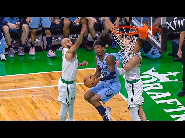 JA MORANT IS NOT HUMAN!  UNREAL Double-Clutch Dunk vs Celtics 