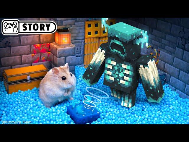  Hamster Escapes the Warden Maze in the Deep Dark Minecraft  Homura Ham  @PaperAnima