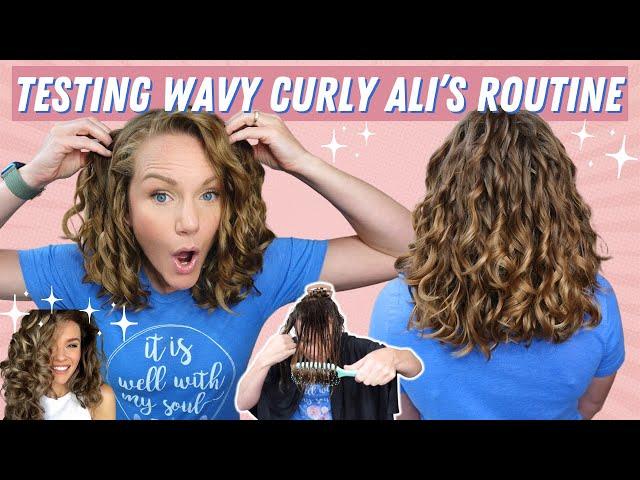 My Hair Has Never Looked Prettier - Amazing Volume And Definition with Wavy Curly Ali's Routine