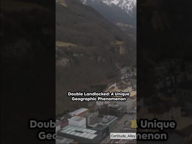 The only double-landlocked countries. #geopolitics #landlocked #liechtenstein #uzbekistan