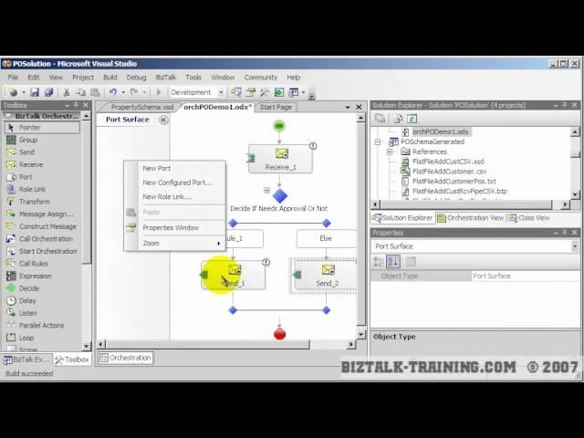 BizTalk 2006/R2 - 08-01 First Orchestration (Receive, Send, Decide)