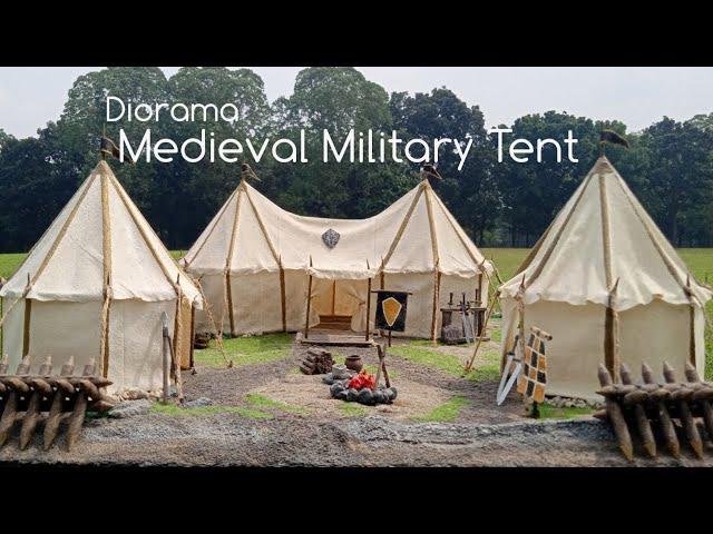 DIY Medieval Military Tent | Using Baby Wipes!