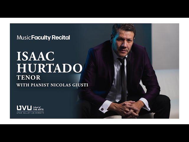 Isaac Hurtado performs Verdi and Puccini (UVU Voice Faculty Recital)