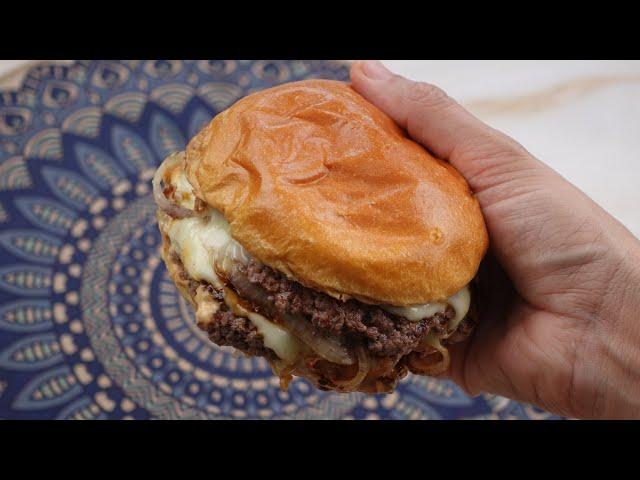 Classic American Smash Burger Recipe By Recipes Of The World