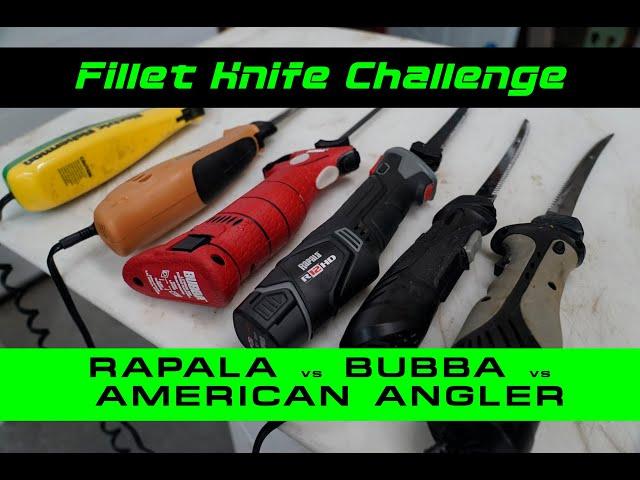 Rapala R12HD vs Bubba Blade vs American Angler Pro - Whats the Best Electric Fillet Knife?