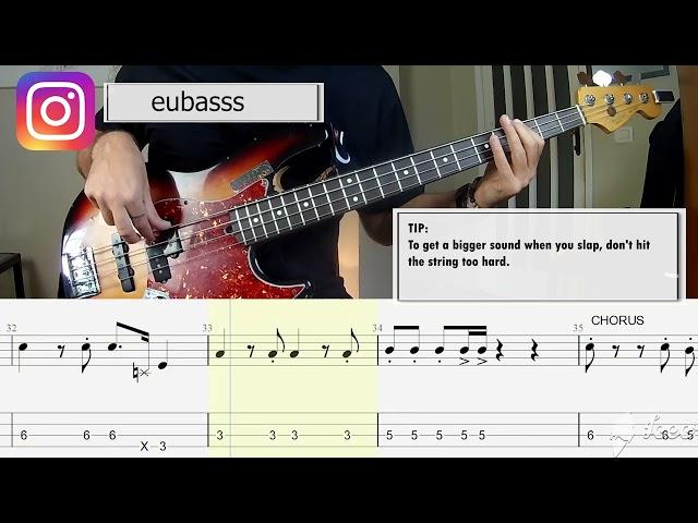 Cheryl Lynn - Got To Be Real BASS COVER + PLAY ALONG TAB + SCORE