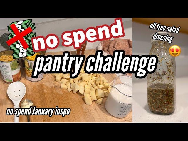 NO SPEND MEAL IDEAS | Using Up Pantry Ingredients to Make Meals | No January Spend Grocery Challenge