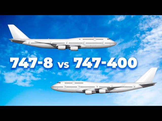 The Boeing 747-8 Vs 747-400 – What’s The Difference?