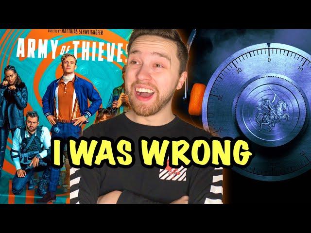 I was WRONG about Army of Thieves | Army of Thieves Movie Review