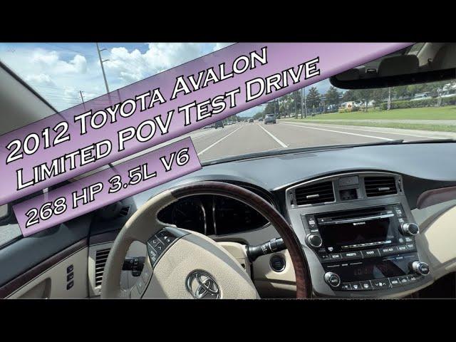 2012 Toyota Avalon Limited POV Test Drive