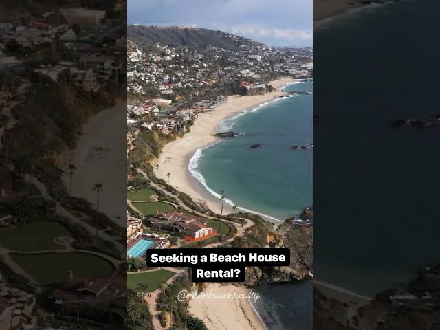 Rent a Southern California Beach House Now. #californiabeach #lagunabeachrealestate