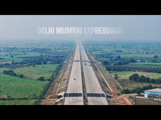 Delhi Mumbai Expressway's BEST PROGRESS So Far In Gujarat State | Package 6 | Surat To Kim