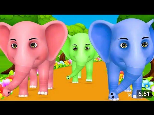 Ek mota hathi jhoom ke chala| एक मोटा हाथी Jhoom Ke Chala hindi nursery rhymes & balgeet