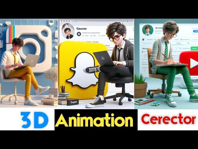 3D Social media Profile Editing | How To Make Social media Profile Name Photo Editing