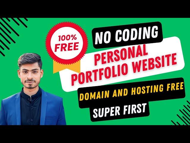 How to Create a Personal Portfolio Website for FREE?!  | No Coding | Notion