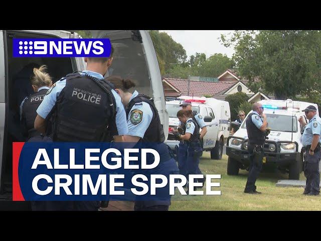 Three teens charged after police chase through Sydney's south-west | 9 News Australia