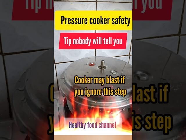 how do you prevent accidents in a pressure cooker ? #shortsfeed