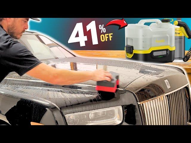 Washing an $800k ROLLS ROYCE PHANTOM with the FANTTIK NB8 NANO WASHER