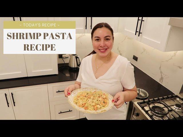 MARJORIE'S KITCHEN: EASY SHRIMP PASTA RECIPE | Marjorie Barretto