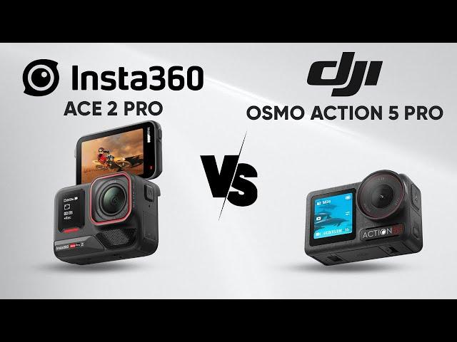 Insta360 ACE Pro 2 vs DJI Action 5 Pro - Which is Better?