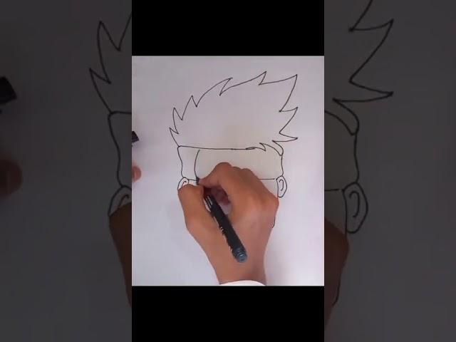 Tap above for new KAKASHI drawing video |naruto#creativearts #youtubeshorts #youtubeislife #kakashi#