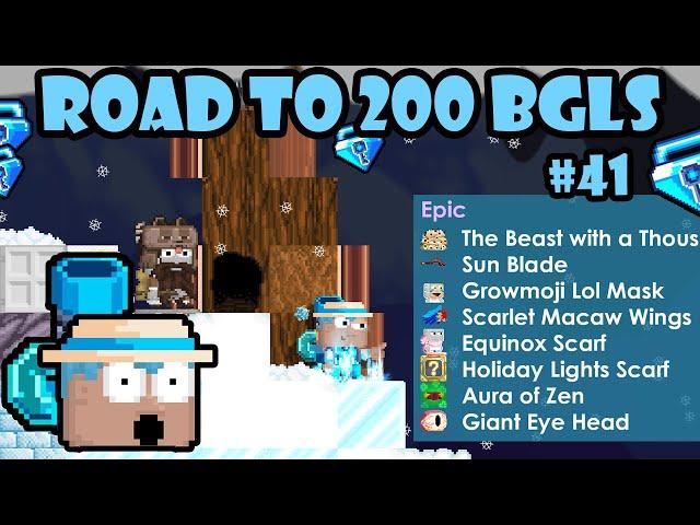 CRAZY BGLS PROFIT ON WINTER!!  | Road To 200 BGLS #41 | GrowTopia Profit 2024