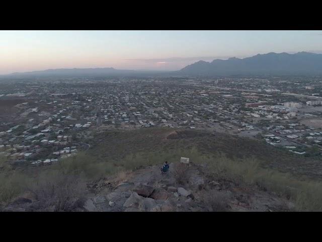 "A" Mountain Tucson Arizona. (Sentinel Peak)