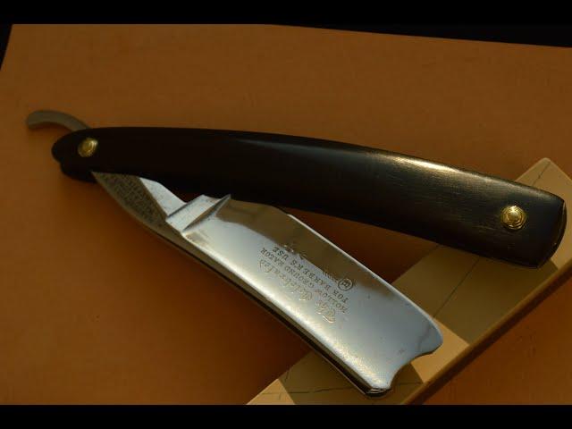 straight razor restoration wade & butcher for barbers use hollow ground