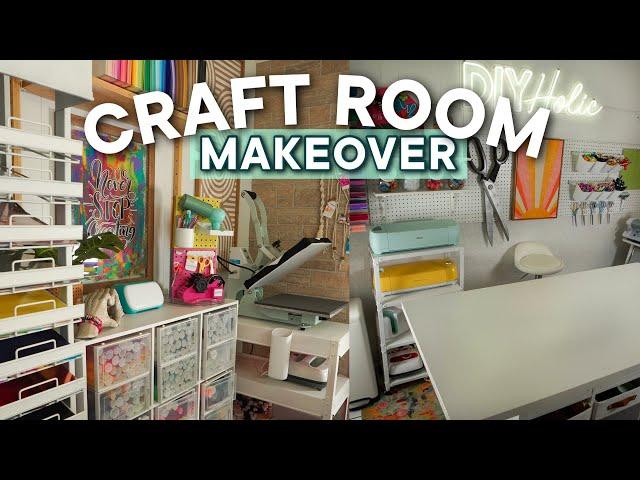 CRAFT ROOM MAKEOVER + TOUR 2024! 