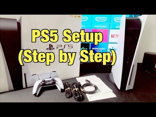 PS5: How to Setup (step by step for beginners)