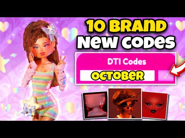 *10 CODES* ALL WORKING CODES FOR DRESS TO IMPRESS IN OCTOBER 2024! ROBLOX DTI 10 CODES