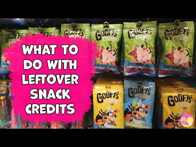 What To Do With Leftover Snack Credits On The Disney Dining Plan!