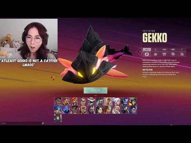 Kyedae Reacts to *NEW* Gekko AGENT SELECT ANIMATION..