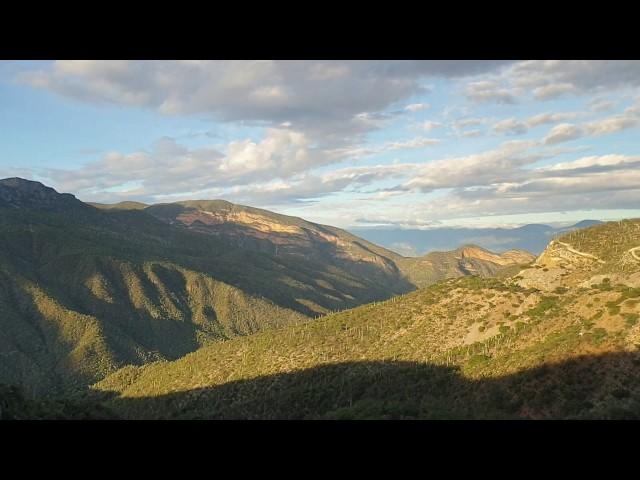 Driving through the southern part of Sierra Madre Occidental in Mexico