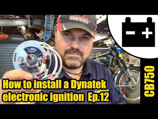 CB750 -  How to install Dynatek electronic ignition & set ignition timing #1479