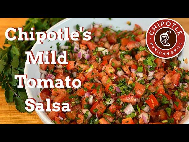 Chipotle Mild Tomato Salsa Recipe - At Home - By a Former Employee #Shorts